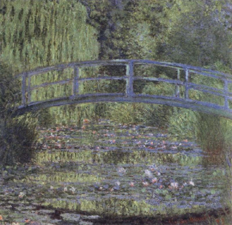 Claude Monet The Japanese Bridge Norge oil painting art